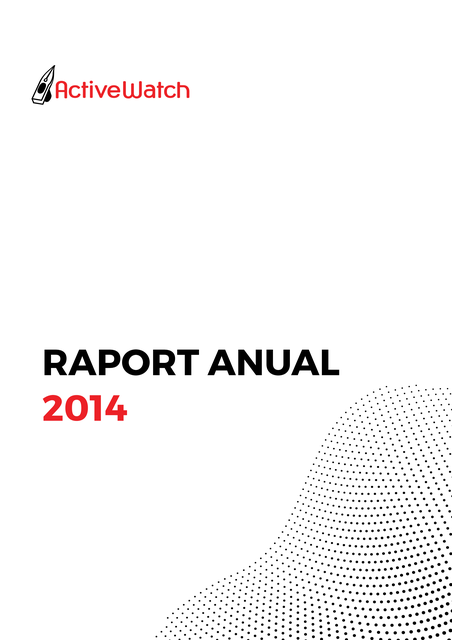 raport anual 2014